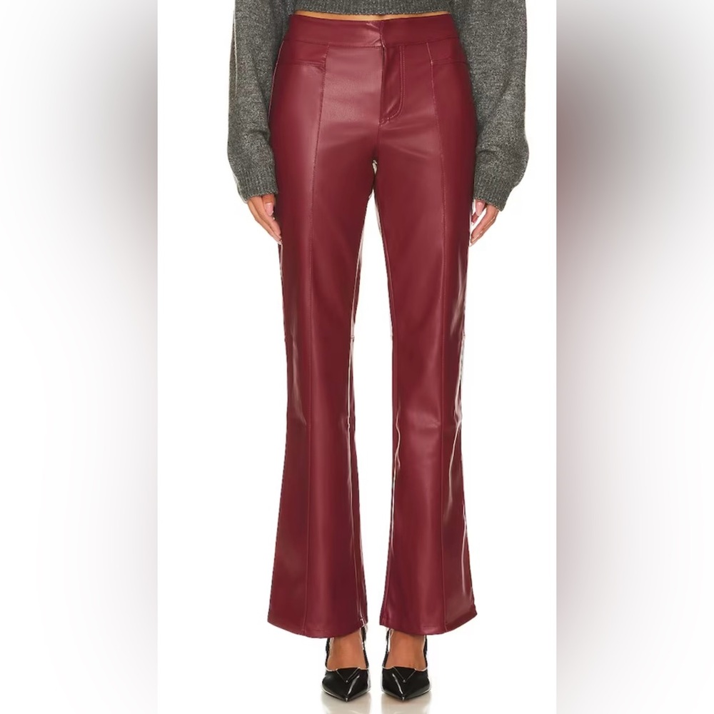 FREE PEOPLE FAUX LEATHER PANTS NWT